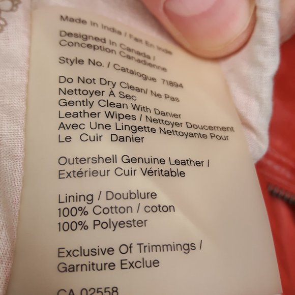 SOLD  Danier Peach Jacket Size M - Picture 4 of 4